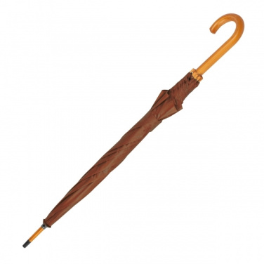 Logo trade promotional gifts picture of: Wooden automatic umbrella NANCY