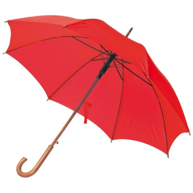 Logotrade promotional product image of: Wooden automatic umbrella NANCY