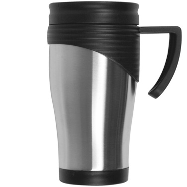 Logo trade promotional merchandise photo of: Stainless steel thermo cup EL PASO 400 ml