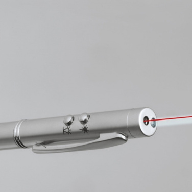 Logo trade promotional products image of: Metal laser pointer DETROIT