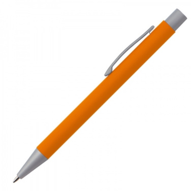 Logotrade promotional products photo of: Metal ballpen soft touch ABU DHABI