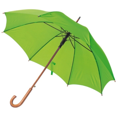 Logotrade promotional merchandise picture of: Wooden automatic umbrella NANCY