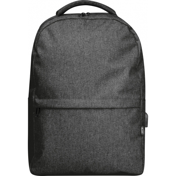 Logo trade advertising products image of: rPET backpack RIMINI