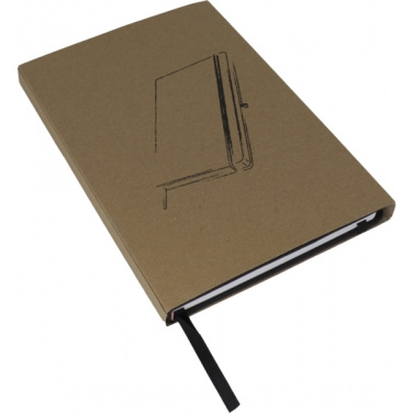Logo trade promotional gift photo of: A5 note book KIEL