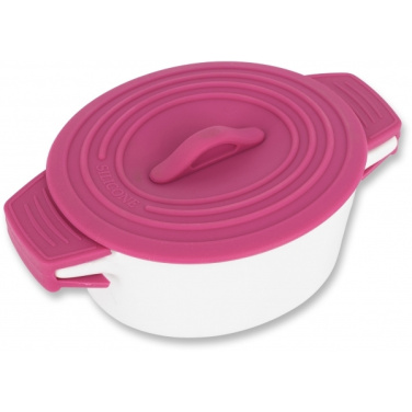 Logotrade advertising product picture of: Porcelain pot with silicone lid DELHI