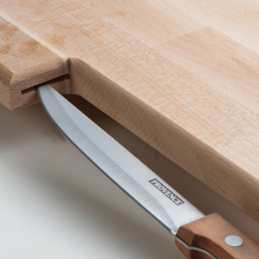 Logo trade business gift photo of: Wooden board with knife LIZZANO
