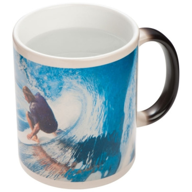 Logotrade promotional merchandise image of: Colour-changing sublimation mug SIRMIONE 300 ml