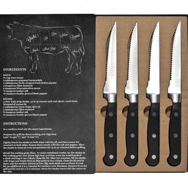 Logotrade promotional gifts photo of: Steak knife set LONDON
