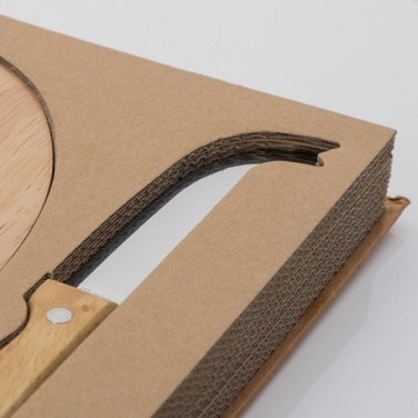 Logotrade advertising product image of: Cheese chopping board with knife GOUDA