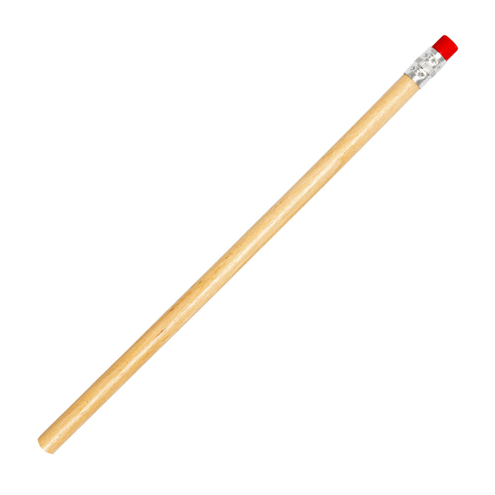 Logotrade corporate gift picture of: Pencil with eraser HICKORY