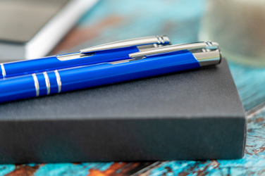 Logotrade business gift image of: Metal writing set CLAREMONT