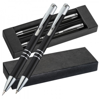 Logotrade advertising product picture of: Metal writing set CLAREMONT
