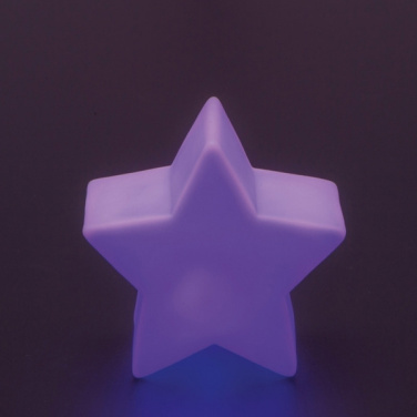 Logo trade promotional merchandise image of: LED lamp STAR