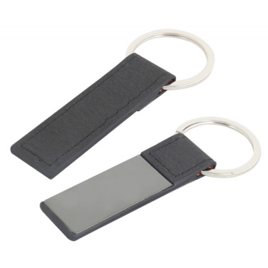 Logo trade promotional products image of: Keyring with mirror effect PENRITH