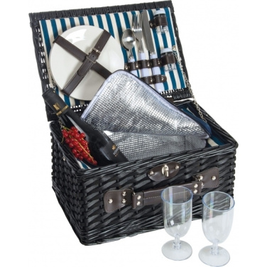 Logo trade advertising products image of: Picnic basket RIVA DEL GARDA