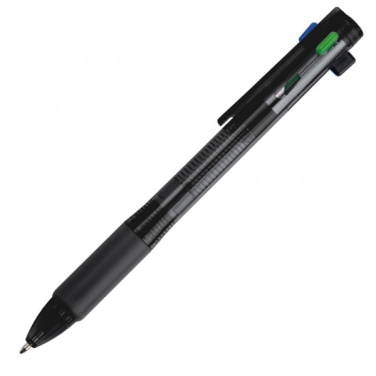 Logo trade promotional products picture of: Plastic ballpen 4in1 NEAPEL