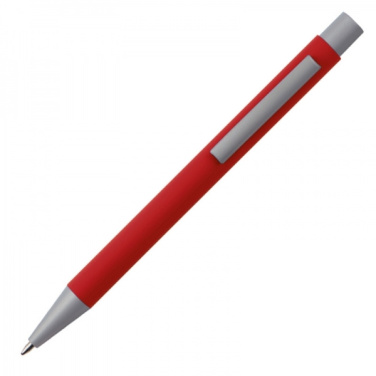 Logo trade promotional merchandise picture of: Metal ballpen soft touch ABU DHABI