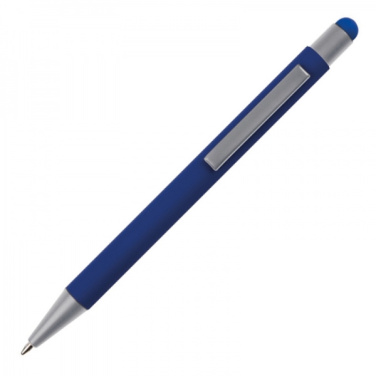 Logo trade promotional gifts picture of: Metal ballpen touch pen soft touch SALT LAKE CITY