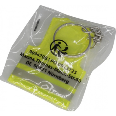 Logo trade promotional giveaways image of: Keyring SPEEDY