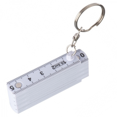 Logo trade advertising products picture of: Keyring with 0,5m ruler