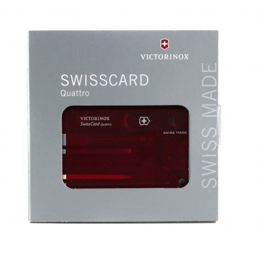 Logo trade business gift photo of: SwissCard Quattro Victorinox