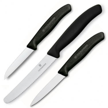 Logo trade promotional merchandise image of: Set of 3 SwissClassic knives Victorinox
