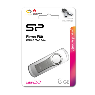 Logo trade promotional product photo of: Pendrive silicon power F80 2.0