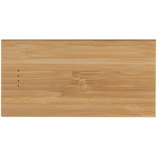 Logo trade promotional gifts picture of: Bamboo power bank KATOWICE