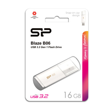Logo trade business gifts image of: Pendrive Silicon Power Blaze B06 3.0