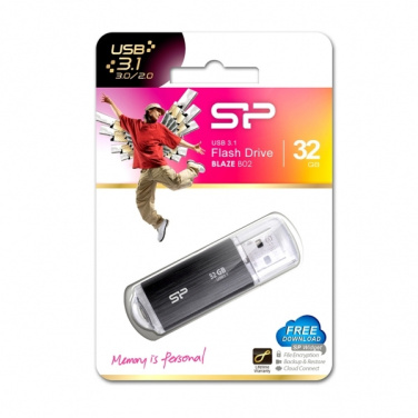Logo trade promotional gifts image of: Pendrive Silicon Power Blaze B02 3.1