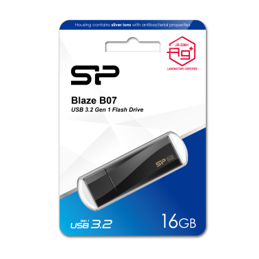 Logo trade promotional gifts image of: PENDRIVE SILICON POWER BLAZE - B07 3.2 16GB