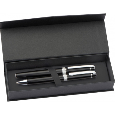 Logotrade promotional item image of: Metal writing set KARLOVAC