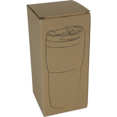 Logo trade advertising products image of: Thermal mug ZADAR 400 ml