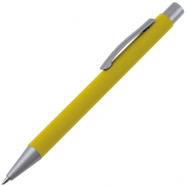 Logotrade promotional products photo of: Metal ballpen soft touch ABU DHABI