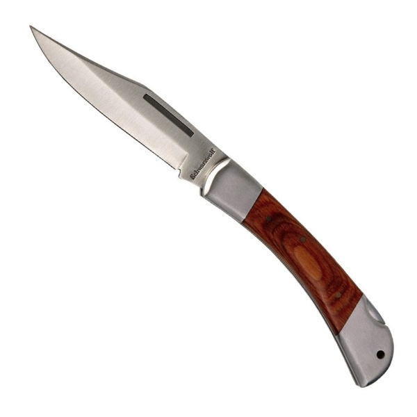 Logo trade advertising products image of: Medium knife JAGUAR Schwarzwolf