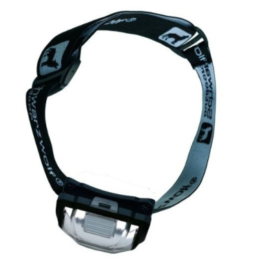 Logo trade promotional items picture of: Head lamp TRONADOR Schwarzwolf