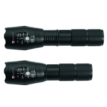 Logotrade corporate gift image of: Flashlight ANTELAO Schwarzwolf