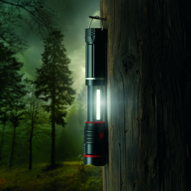 Logo trade business gift photo of: Flashlight BIWA Schwarzwolf