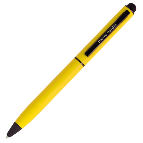 Logo trade business gift photo of: Metal ballpoint pen, touch pen, soft touch CELEBRATION Pierre Cardin