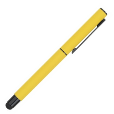 Logotrade promotional product picture of: Roller touch pen, soft touch CELEBRATION Pierre Cardin