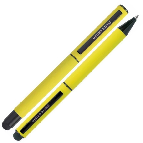 Logotrade corporate gifts photo of: Writing set touch pen, soft touch CELEBRATION Pierre Cardin
