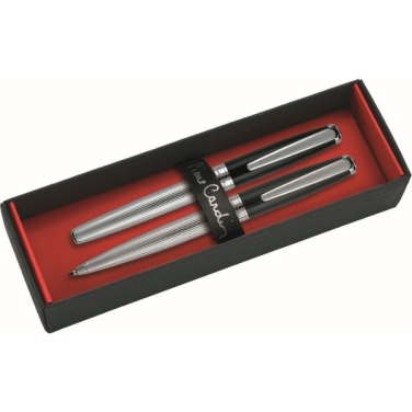 Logotrade corporate gift picture of: Writing set ballpoint pen & fountain pen CHRISTOPHE Pierre Cardin