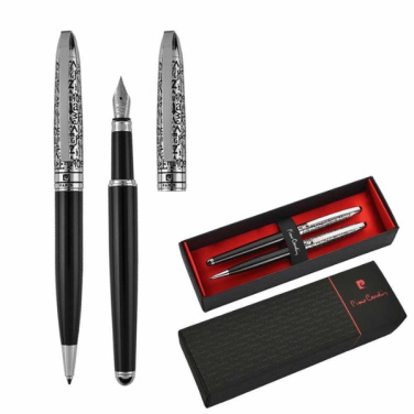 Logo trade advertising products picture of: Writing set ballpoint pen & fountain pen JACQUES Pierre Cardin