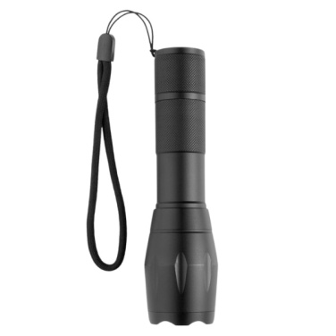 Logotrade corporate gift image of: Flashlight DELGADA Schwarzwolf