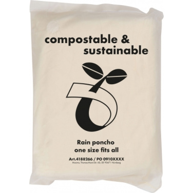 Logo trade promotional items picture of: Rain poncho FLEURUS