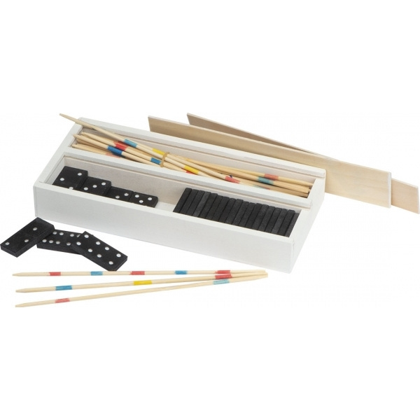 Logo trade promotional product photo of: Mikado and Domino Game FOLIGNO