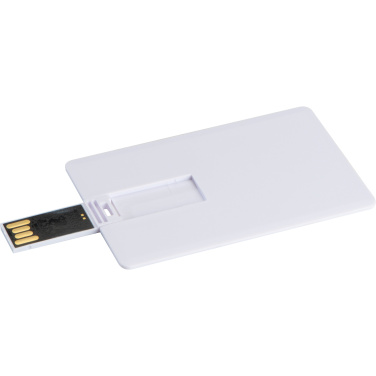Logo trade promotional merchandise picture of: USB Card SLOUGH 8 GB