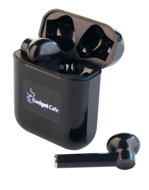 Logotrade advertising product picture of: Wireless earbuds with light up logo