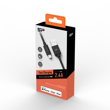 Logo trade business gifts image of: DATA TRANSFER CABLE LK15AL Type A- Mfi Lightning