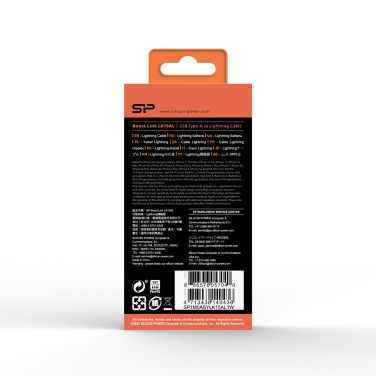 Logo trade business gift photo of: DATA TRANSFER CABLE LK15AL Type A- Mfi Lightning